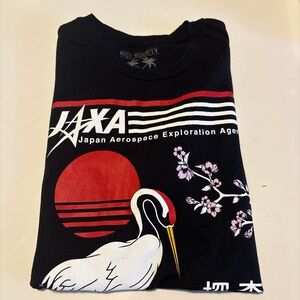 Riot Society T-Shirt Women S Black Streetwear Tokyo x Los Angeles Graphic Cotton